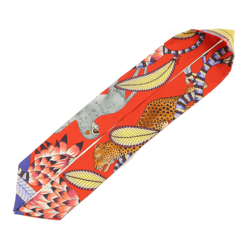 HERMES 絲質Twilly絲巾-2