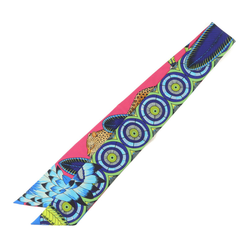 HERMES 絲質Twilly絲巾-1
