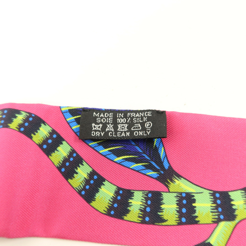 HERMES 絲質Twilly絲巾-6