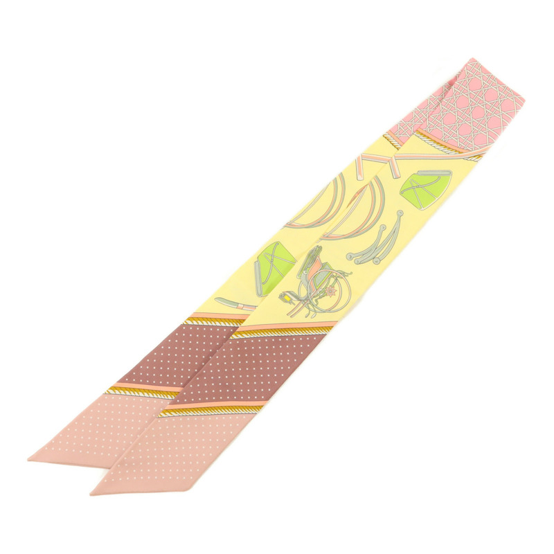 HERMES 絲質Twilly絲巾-1
