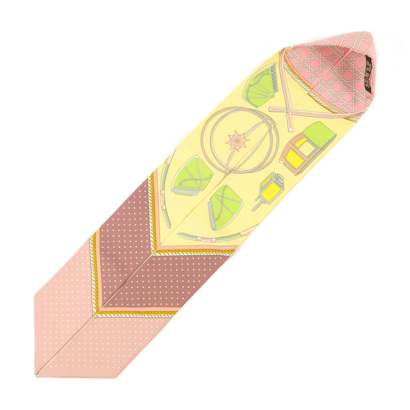 HERMES 絲質Twilly絲巾-2