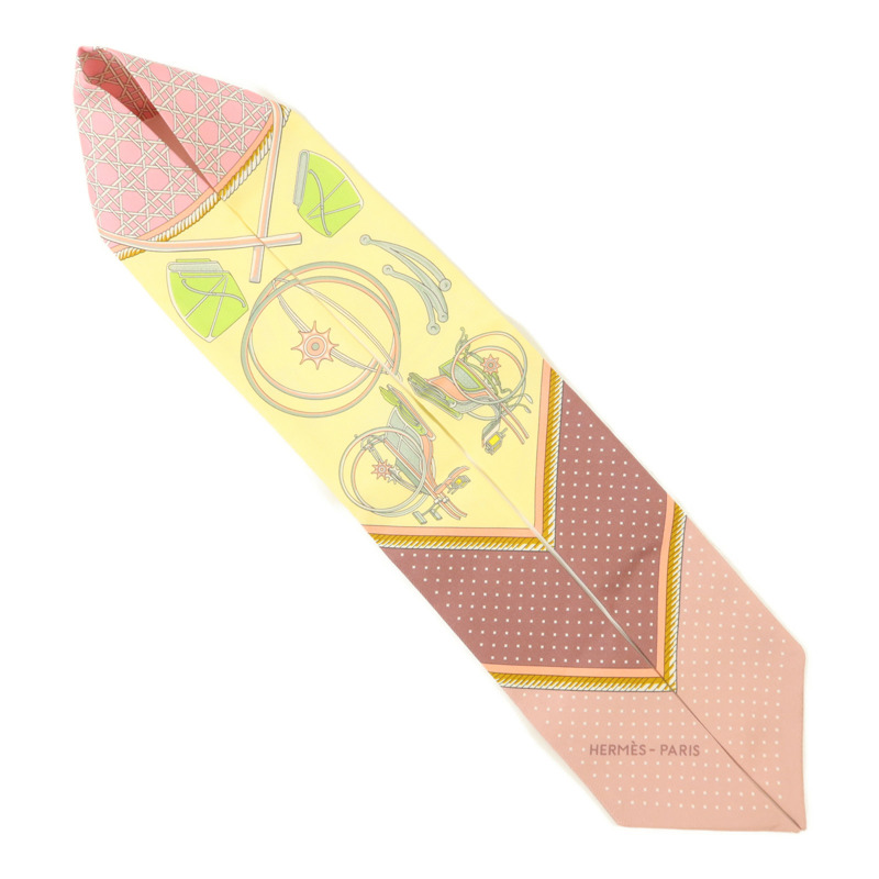 HERMES 絲質Twilly絲巾-3