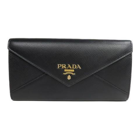 PRADA Saffiano皮革Envelope Long Wallet長錢包