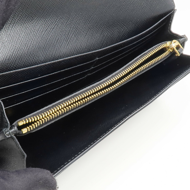 PRADA Saffiano皮革Envelope Long Wallet長錢包-5