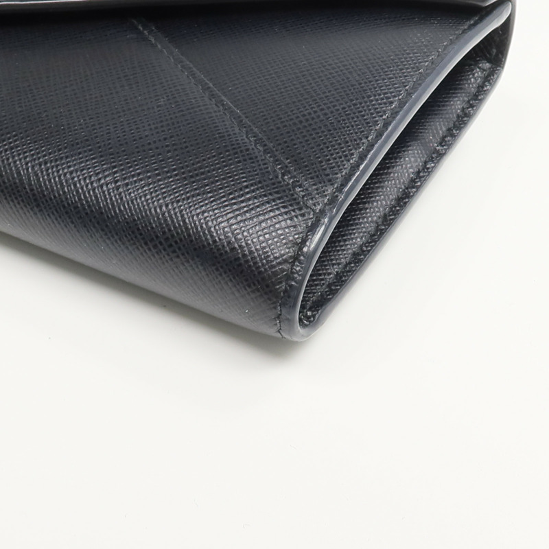 PRADA Saffiano皮革Envelope Long Wallet長錢包-13