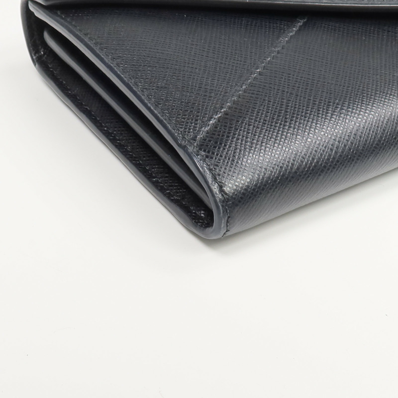 PRADA Saffiano皮革Envelope Long Wallet長錢包-14