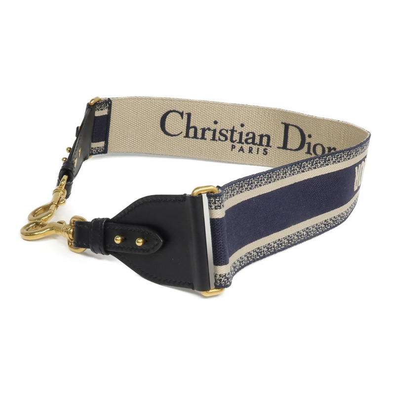 Dior 帆布/牛皮皮革Shoulder Strap肩帶-1