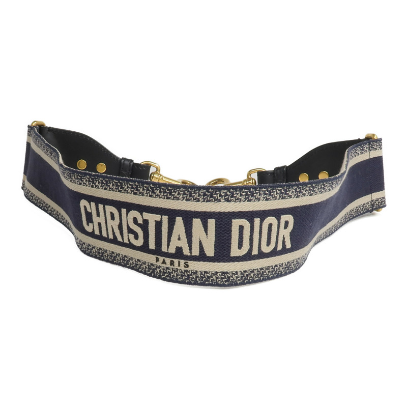 Dior 帆布/牛皮皮革Shoulder Strap肩帶-2