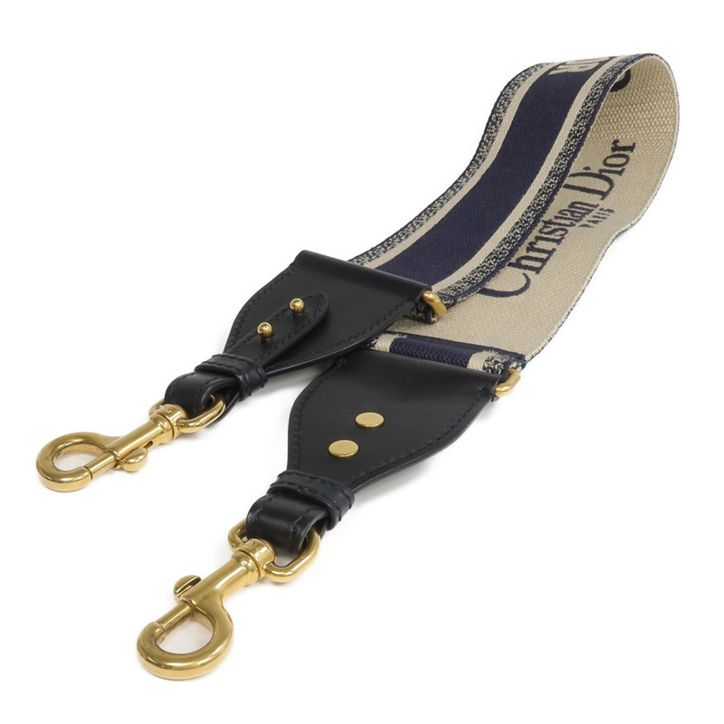 Dior 帆布/牛皮皮革Shoulder Strap肩帶-3