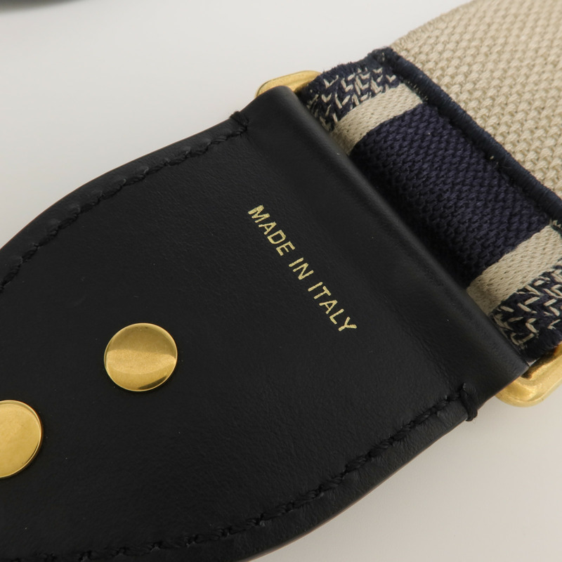 Dior 帆布/牛皮皮革Shoulder Strap肩帶-5