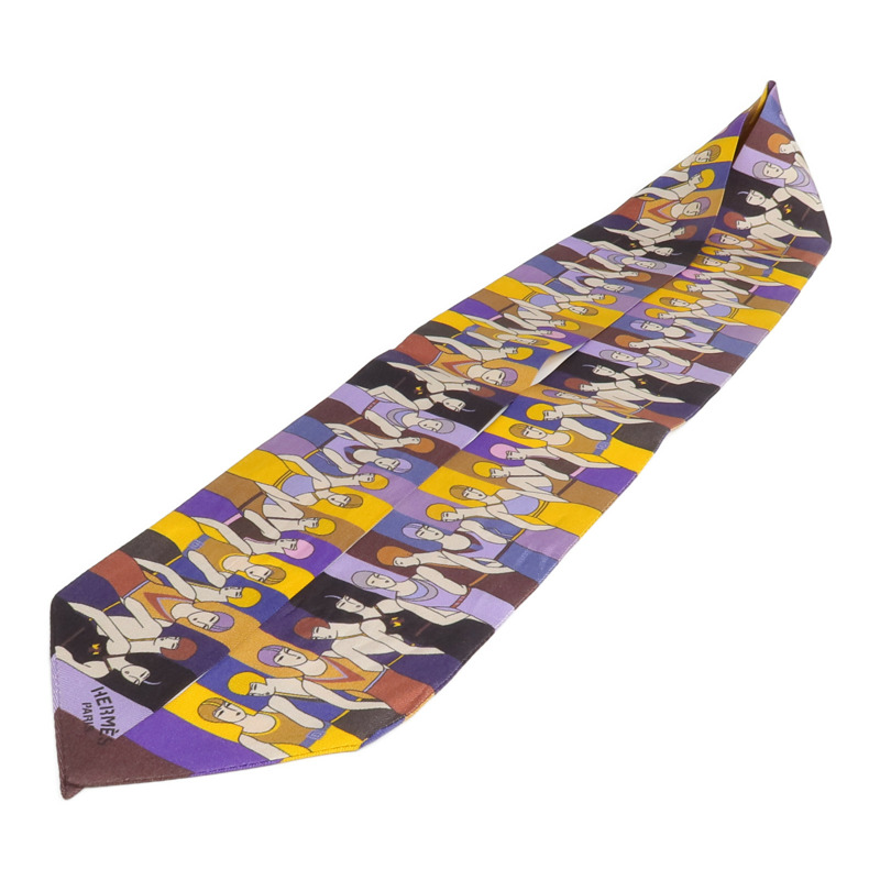 HERMES 絲質Twilly絲巾-2