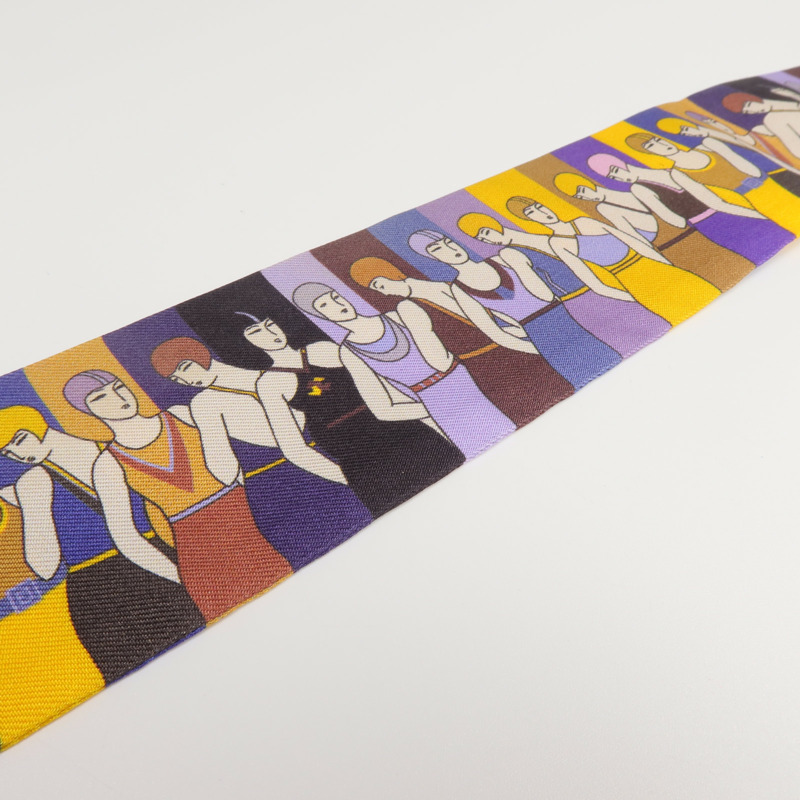 HERMES 絲質Twilly絲巾-8