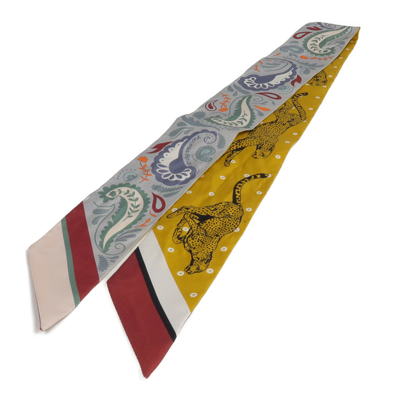 HERMES 絲質Twilly絲巾-1