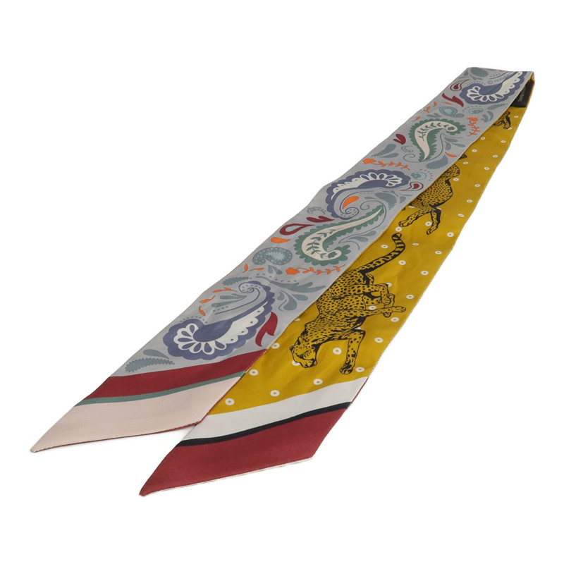 HERMES 絲質Twilly絲巾-2