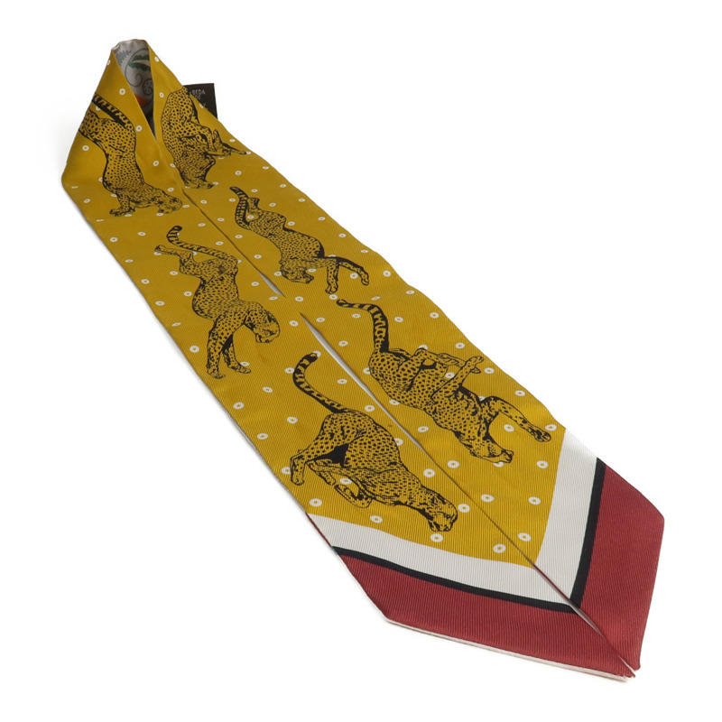 HERMES 絲質Twilly絲巾-4