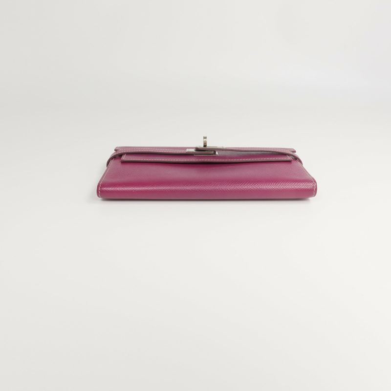 HERMES Epsom皮革Kelly Wallet長錢包Tosca/Rose Tyrien-11