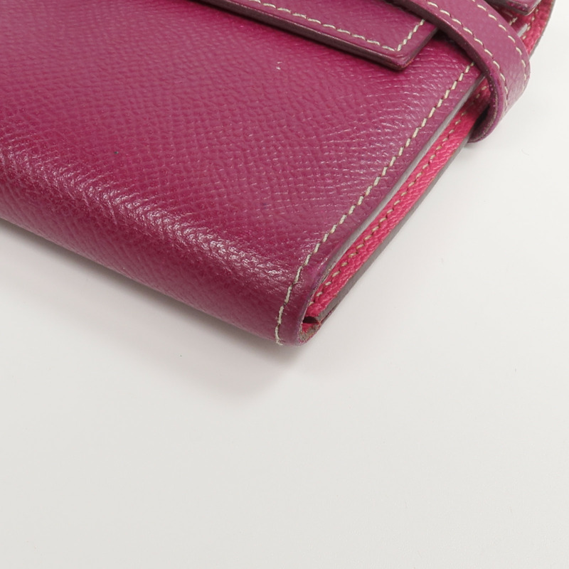 HERMES Epsom皮革Kelly Wallet長錢包Tosca/Rose Tyrien-12