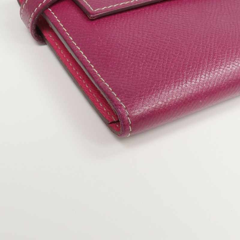 HERMES Epsom皮革Kelly Wallet長錢包Tosca/Rose Tyrien-13