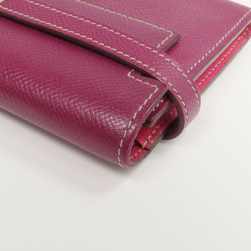 HERMES Epsom皮革Kelly Wallet長錢包Tosca/Rose Tyrien-15