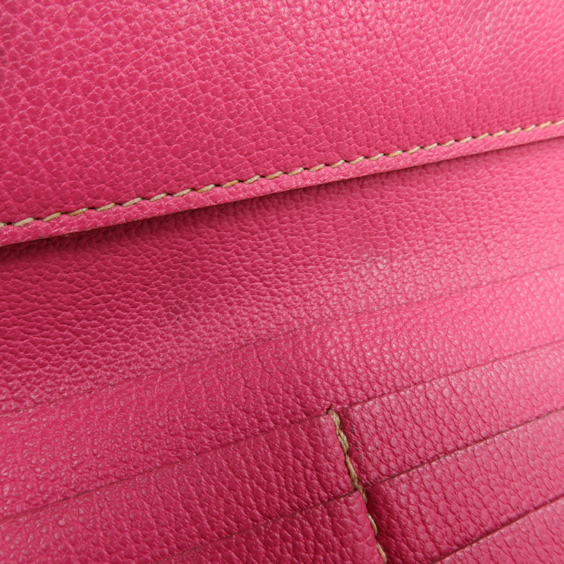 HERMES Epsom皮革Kelly Wallet長錢包Tosca/Rose Tyrien-17