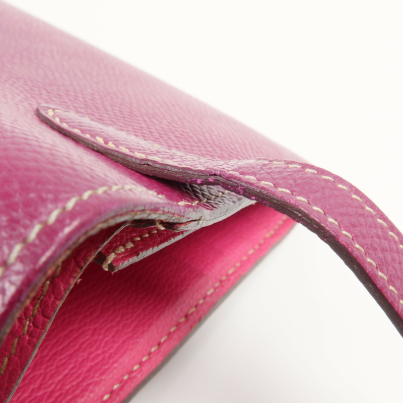 HERMES Epsom皮革Kelly Wallet長錢包Tosca/Rose Tyrien-23