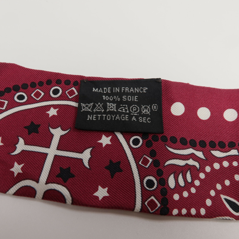 HERMES 絲質Twilly絲巾-4