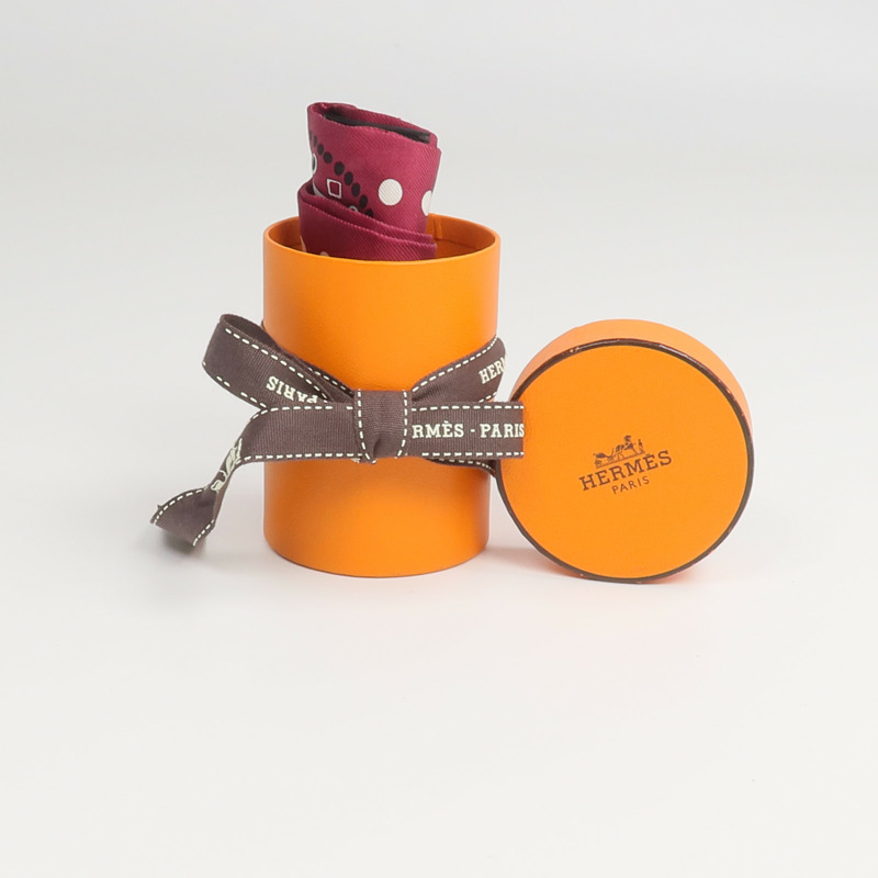 HERMES 絲質Twilly絲巾-8