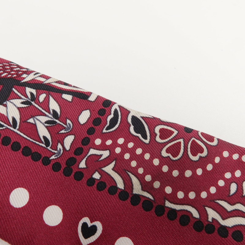 HERMES 絲質Twilly絲巾-9