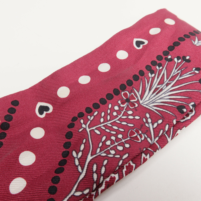 HERMES 絲質Twilly絲巾-10