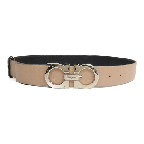 Salvatore Ferragamo 牛皮皮革Gancini Reversible Belt皮帶