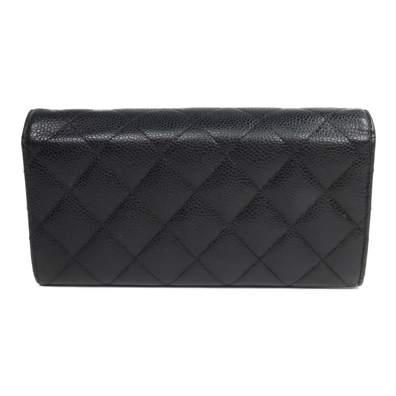 CHANEL 牛皮皮革Long Flap Wallet長錢包-2