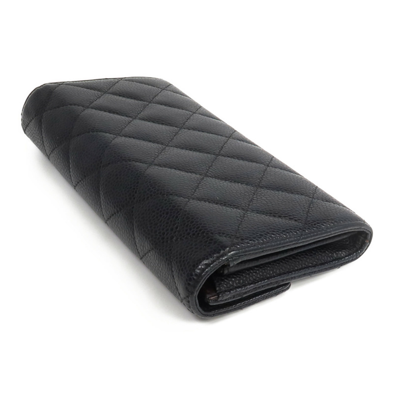 CHANEL 牛皮皮革Long Flap Wallet長錢包-4