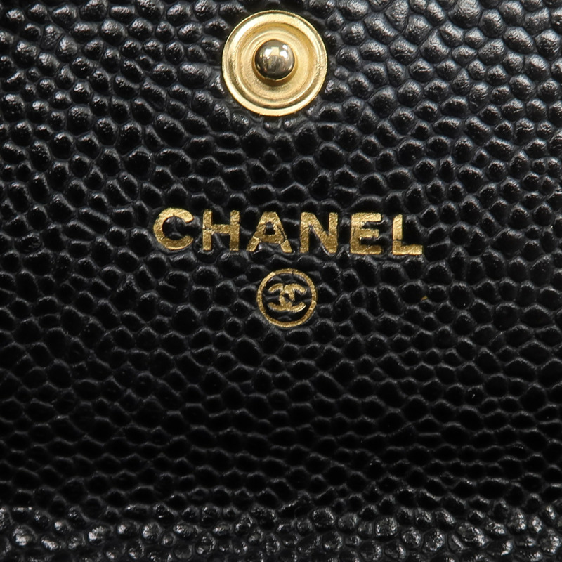 CHANEL 牛皮皮革Long Flap Wallet長錢包-7