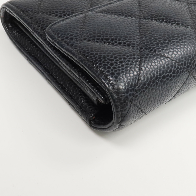 CHANEL 牛皮皮革Long Flap Wallet長錢包-15