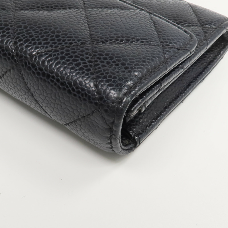 CHANEL 牛皮皮革Long Flap Wallet長錢包-16