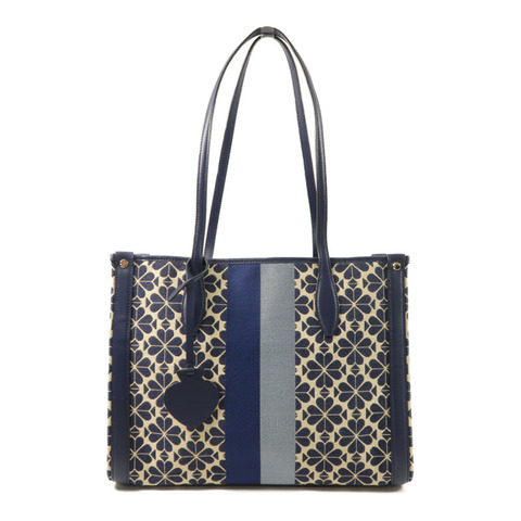 Kate Spade 帆布Stripe Market Medium肩背袋