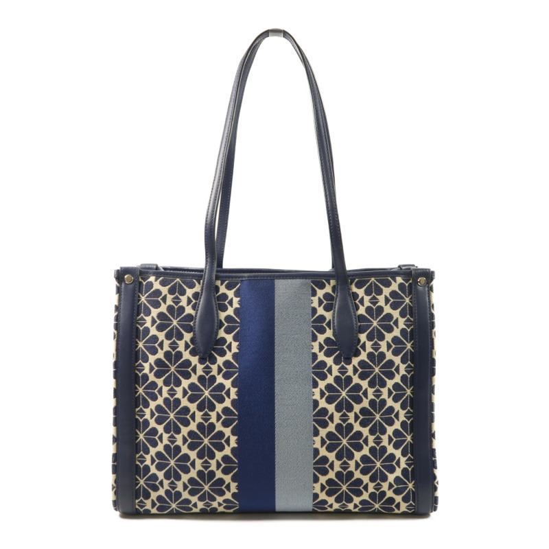 Kate Spade 帆布Stripe Market Medium肩背袋-1