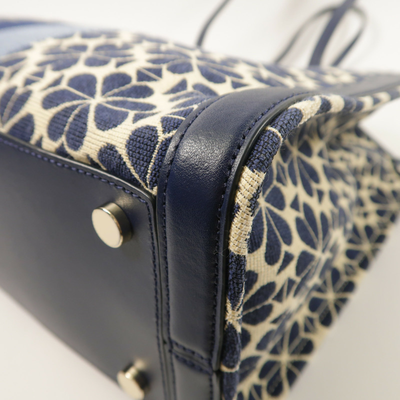 Kate Spade 帆布Stripe Market Medium肩背袋-11