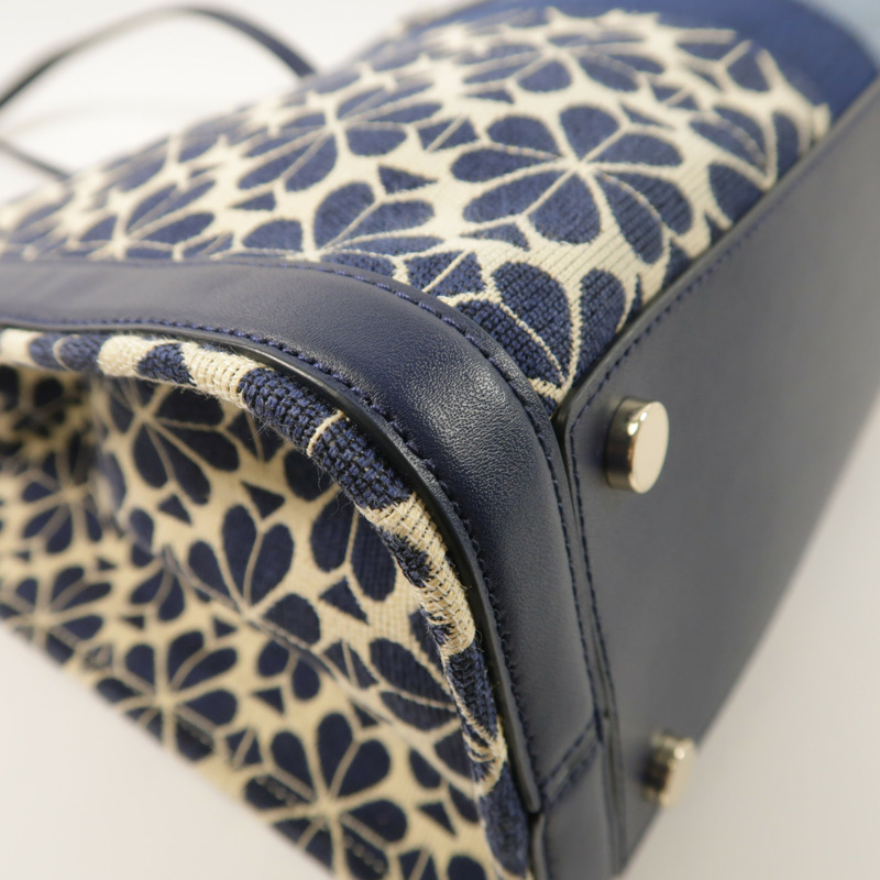 Kate Spade 帆布Stripe Market Medium肩背袋-12