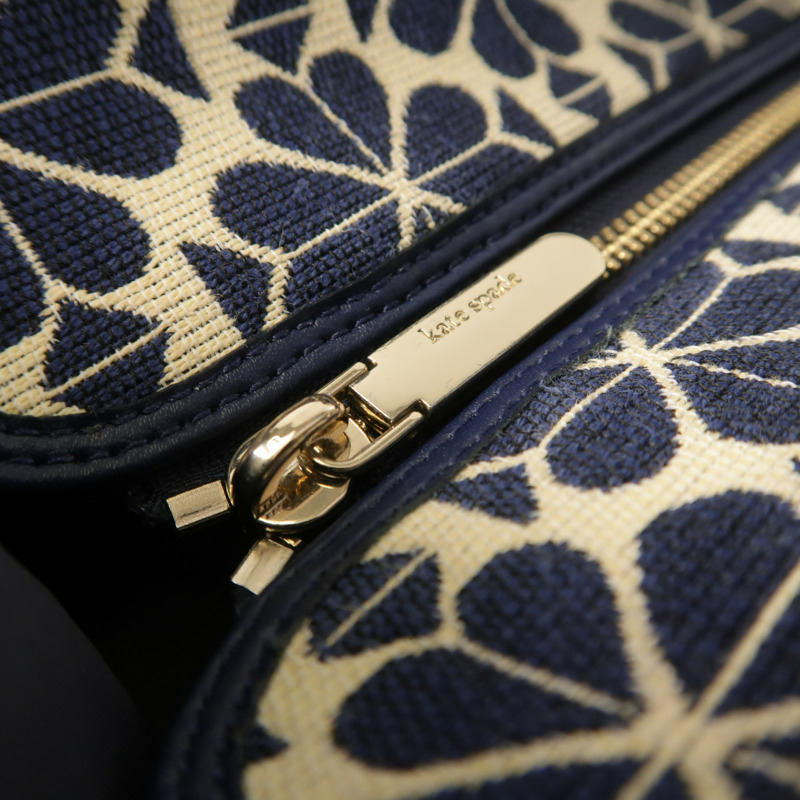 Kate Spade 帆布Stripe Market Medium肩背袋-15