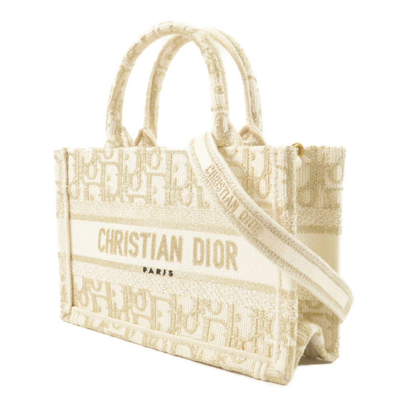 Dior 帆布Book Tote Mini手挽肩背兩用袋-2