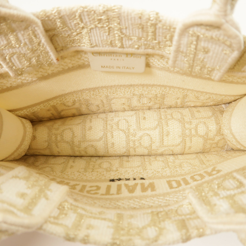 Dior 帆布Book Tote Mini手挽肩背兩用袋-4