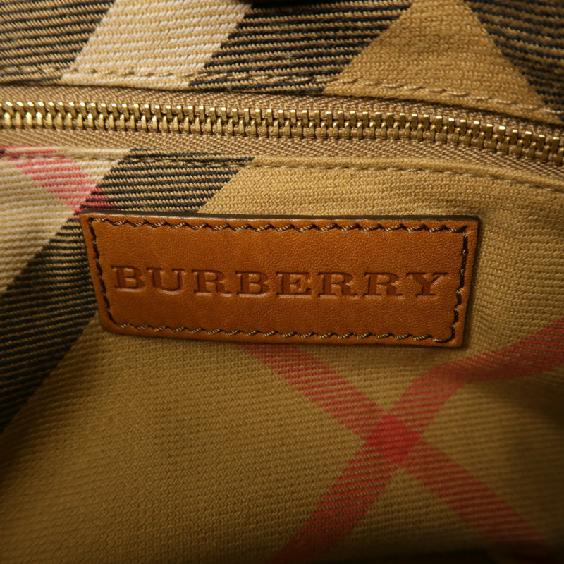 BURBERRY 牛皮皮革Tote Bag肩背袋-5