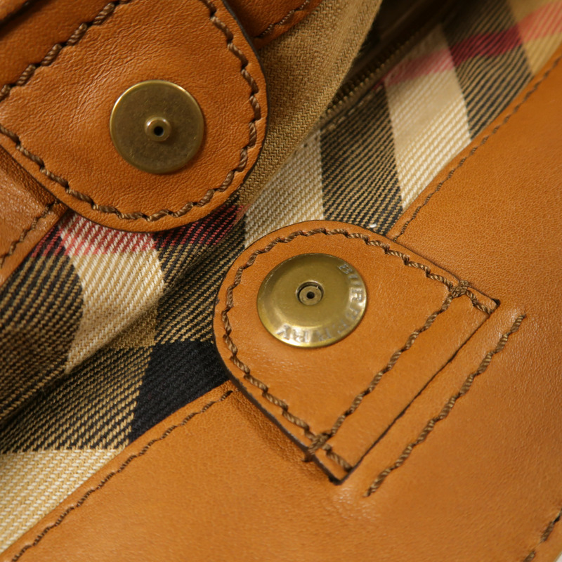 BURBERRY 牛皮皮革Tote Bag肩背袋-14