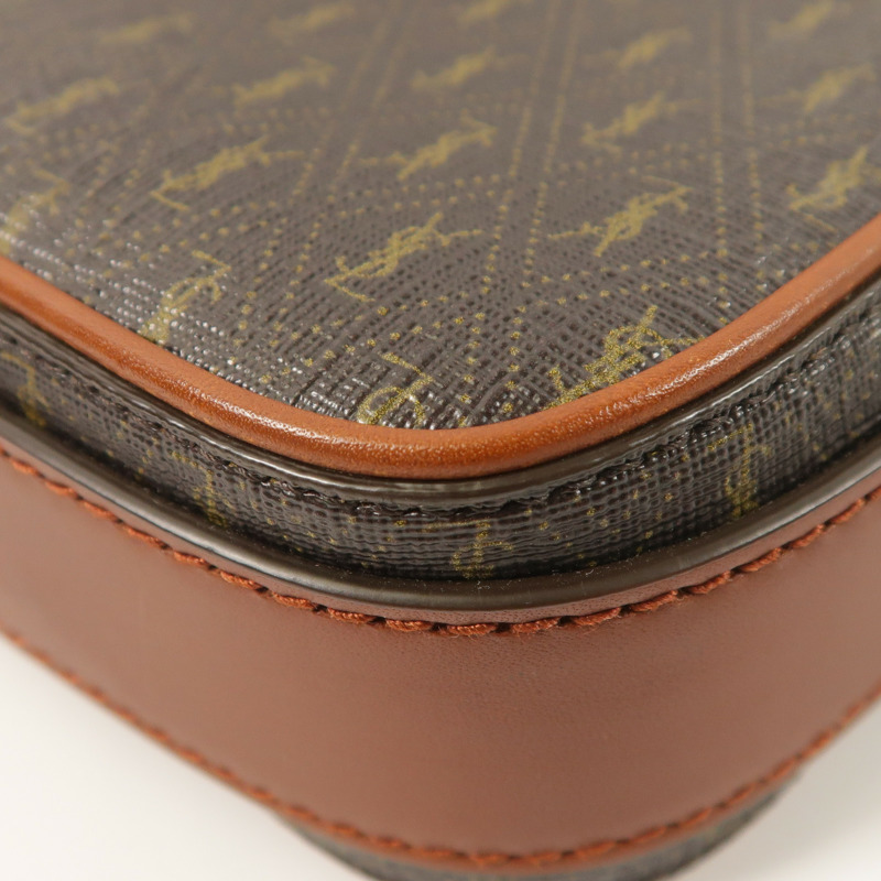 SAINT LAURENT 塗層帆布Le Monogramme Crossbody Bag肩背袋-9