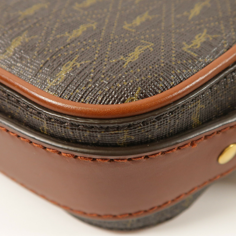 SAINT LAURENT 塗層帆布Le Monogramme Crossbody Bag肩背袋-11