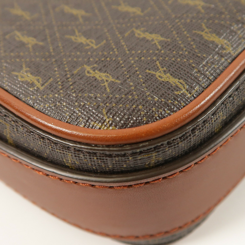 SAINT LAURENT 塗層帆布Le Monogramme Crossbody Bag肩背袋-12