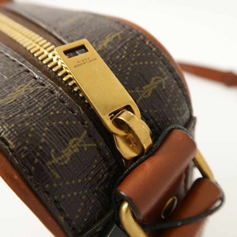 SAINT LAURENT 塗層帆布Le Monogramme Crossbody Bag肩背袋-14