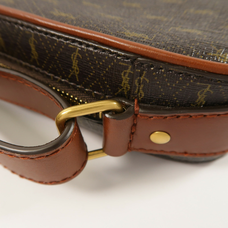 SAINT LAURENT 塗層帆布Le Monogramme Crossbody Bag肩背袋-16