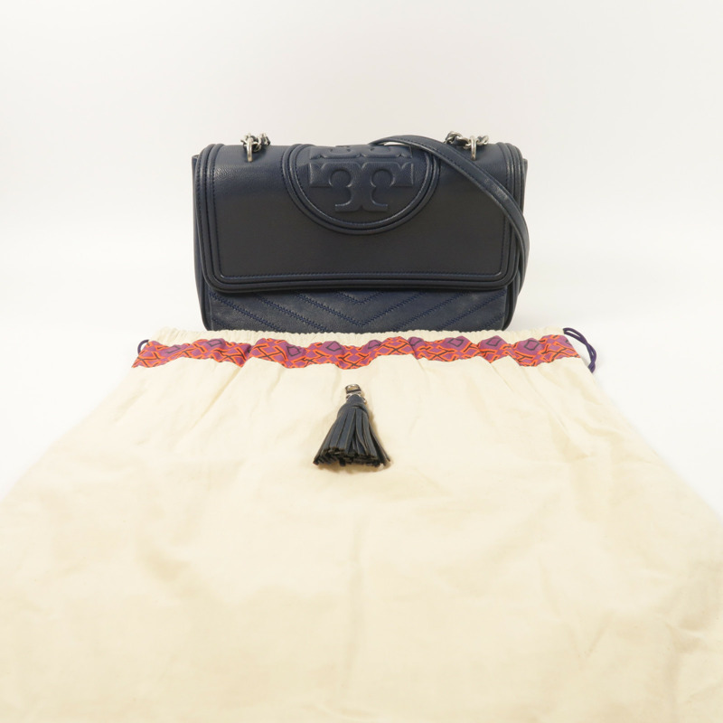 Tory Burch 牛皮皮革Chain Shoulder鏈帶肩背袋-9